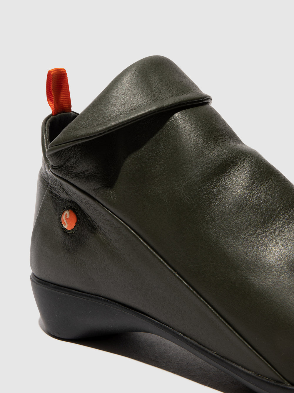 Zip Up Ankle Boots FARAH805SOF MILITARY