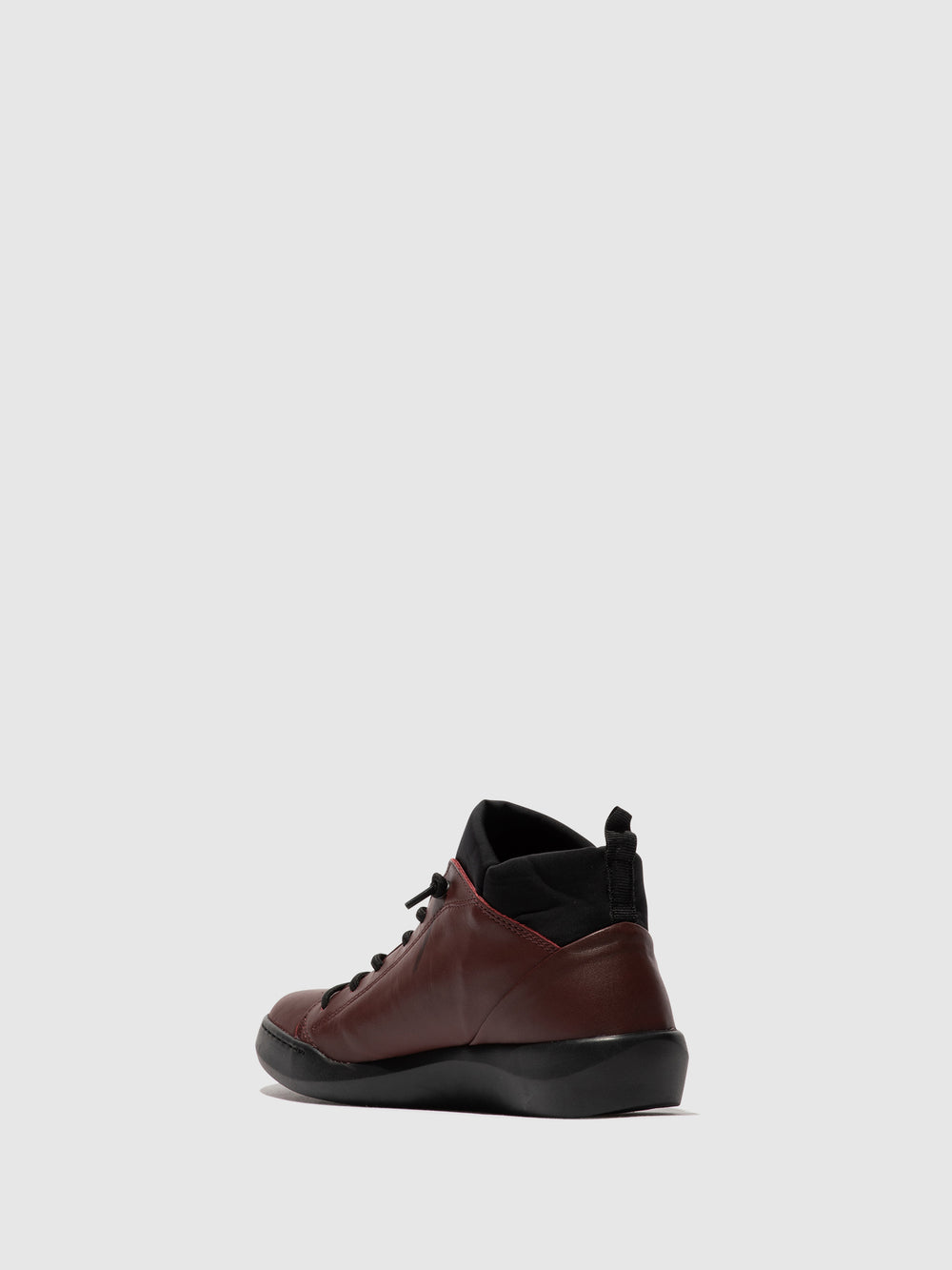 Lace-up Trainers BIEL549SOF DK. RED W/BLACK NEOPRENE