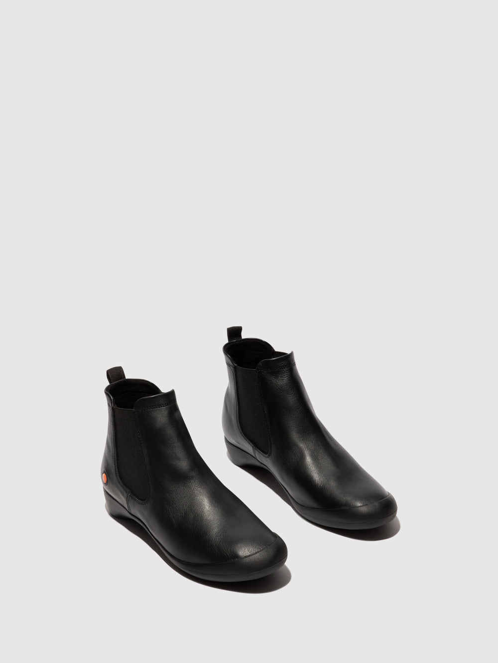 Chelsea Ankle Boots FARY630SOF BLACK W/BLACK ELASTIC