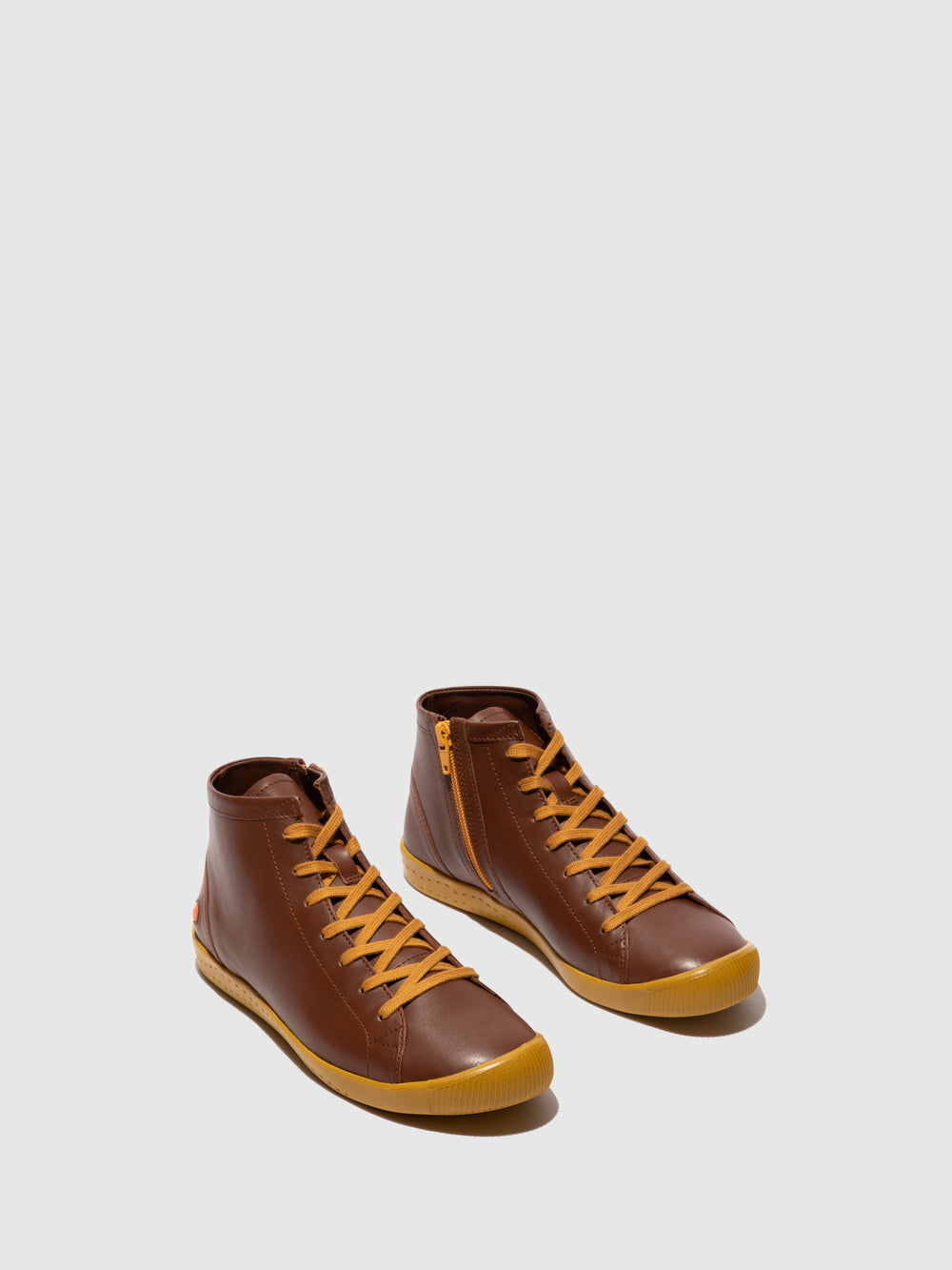 Lace-up Ankle Boots IBBI653SOF COGNAC