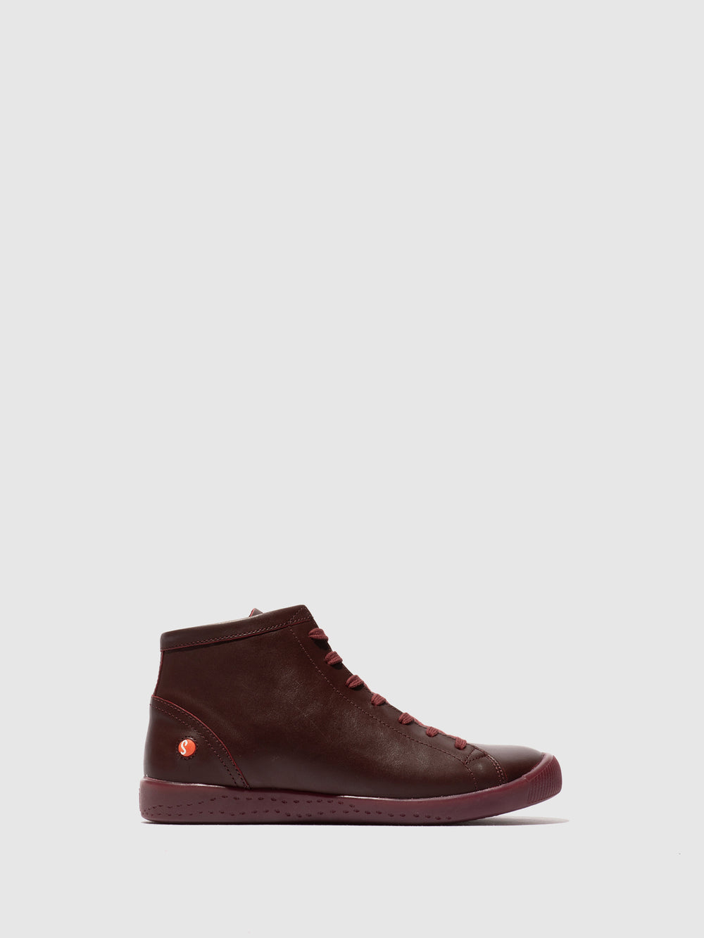 Lace-up Ankle Boots IBBI653SOF DK. RED (OXBLOOD SOLE)