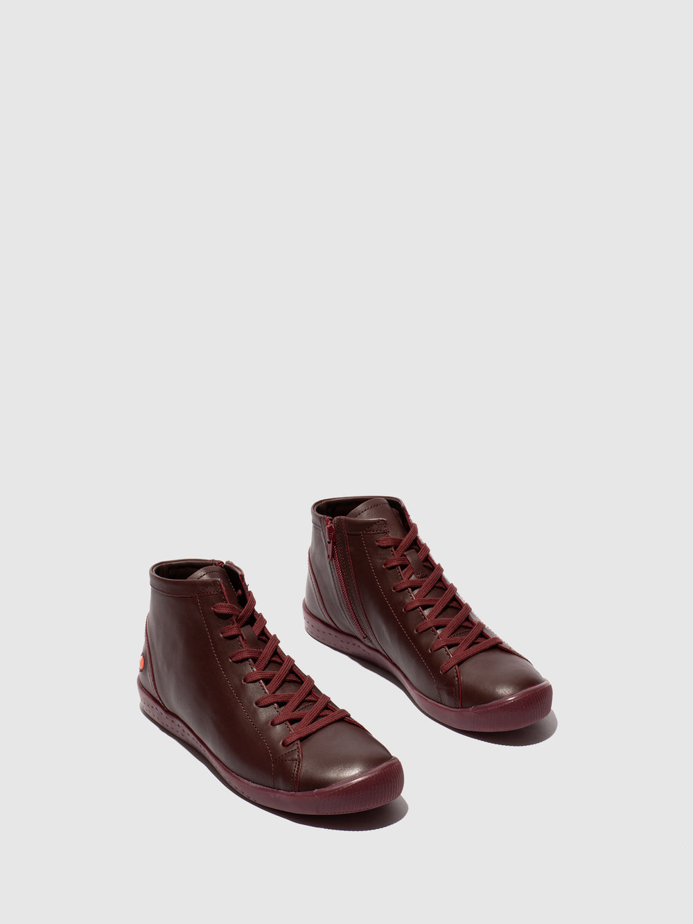 Lace-up Ankle Boots IBBI653SOF DK. RED (OXBLOOD SOLE)