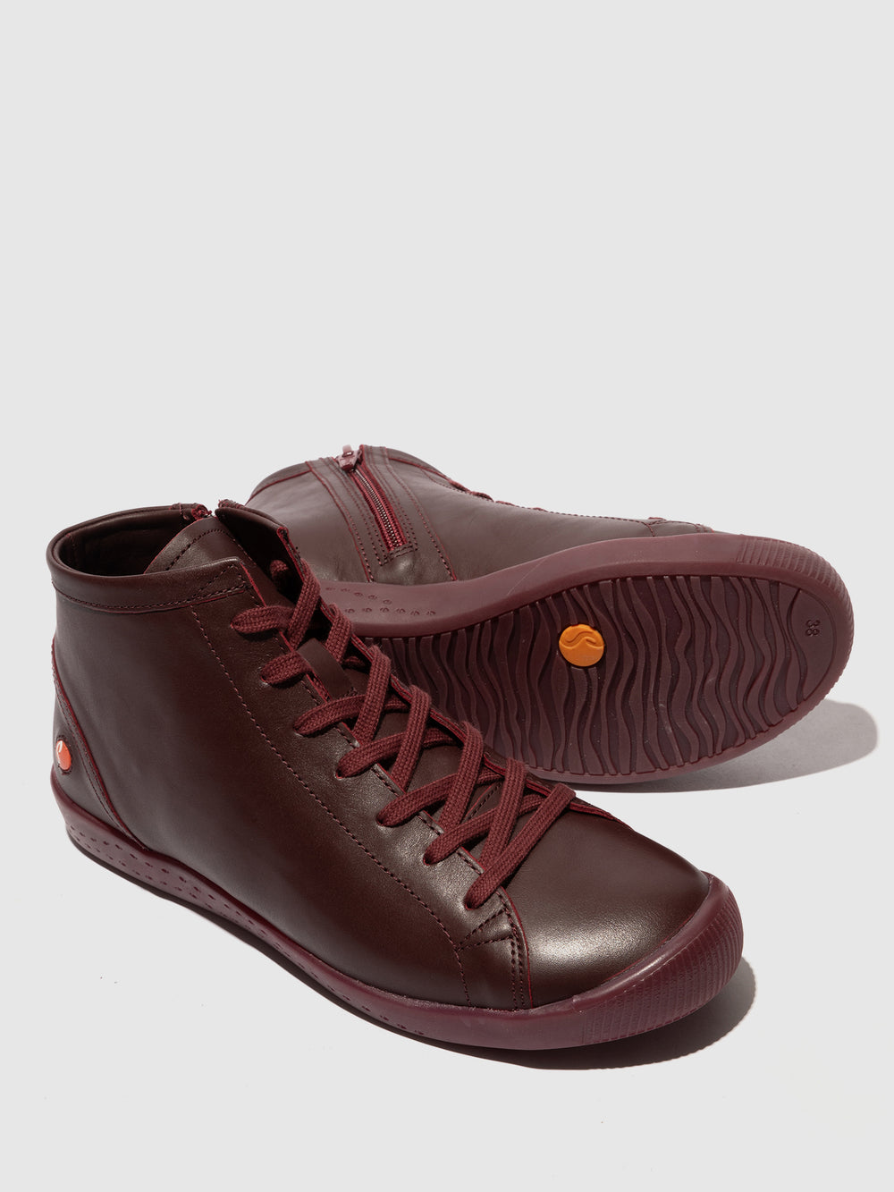 Lace-up Ankle Boots IBBI653SOF DK. RED (OXBLOOD SOLE)
