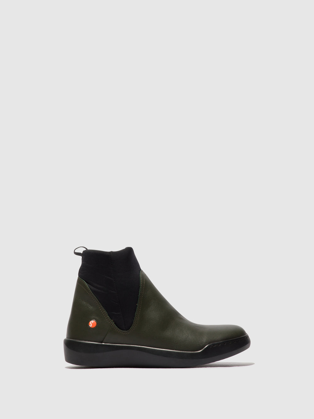 Chelsea Ankle Boots BETH655SOF MILITARY W/ BLACK NEOPRENE