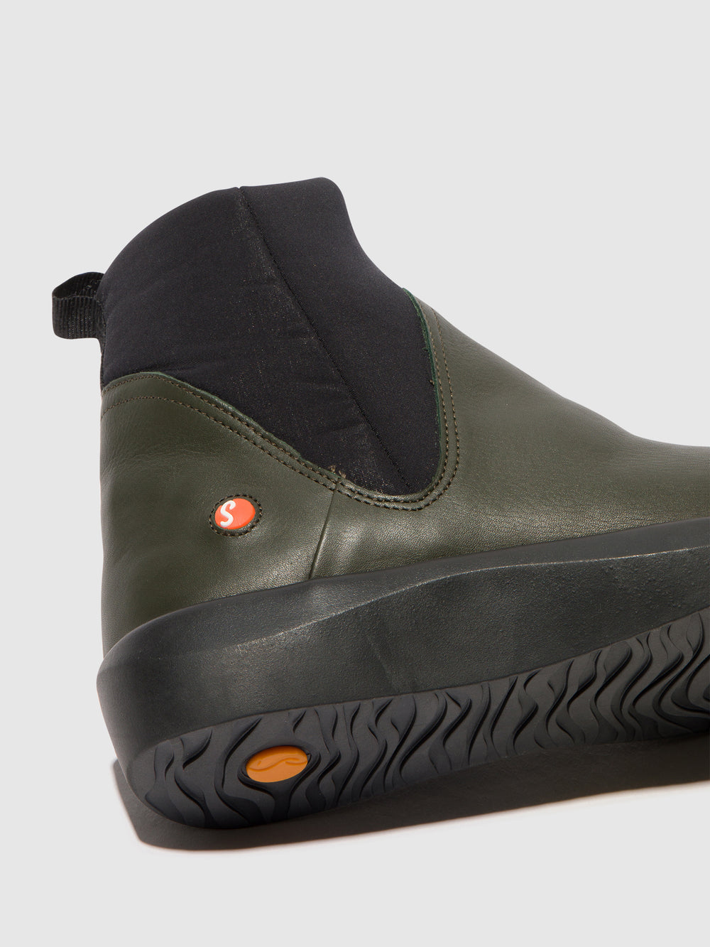 Chelsea Ankle Boots BETH655SOF MILITARY W/ BLACK NEOPRENE