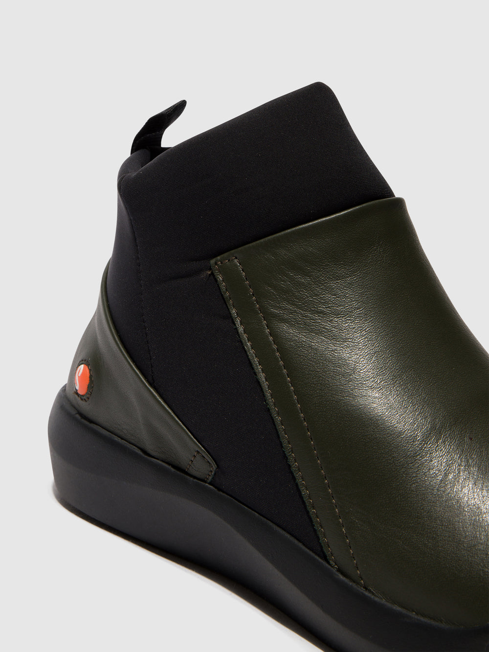 Slip-on Ankle Boots BLEI727SOF MILITARY W/BLACK NEOPRENE