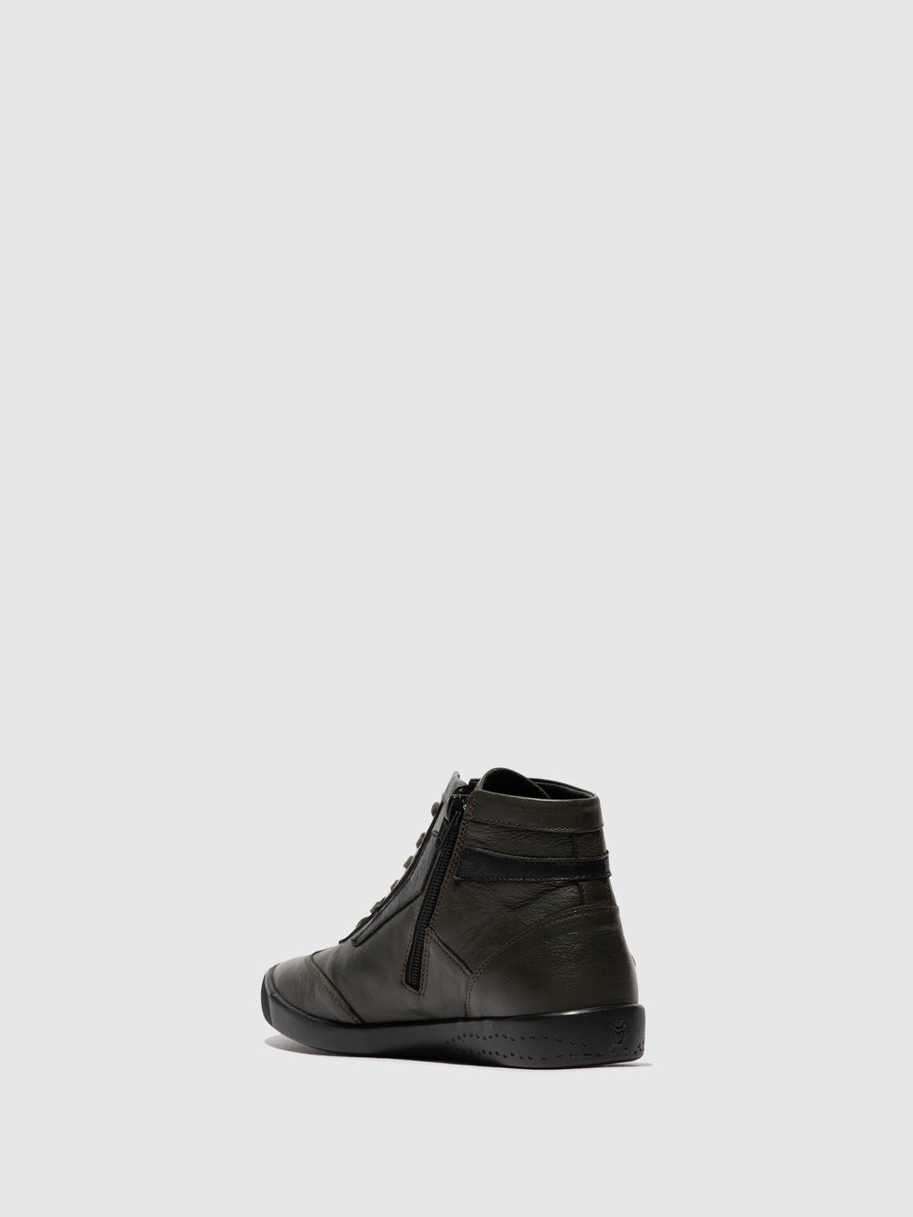 Lace-up Ankle Boots ILUX729SOF MILITARY/BLACK