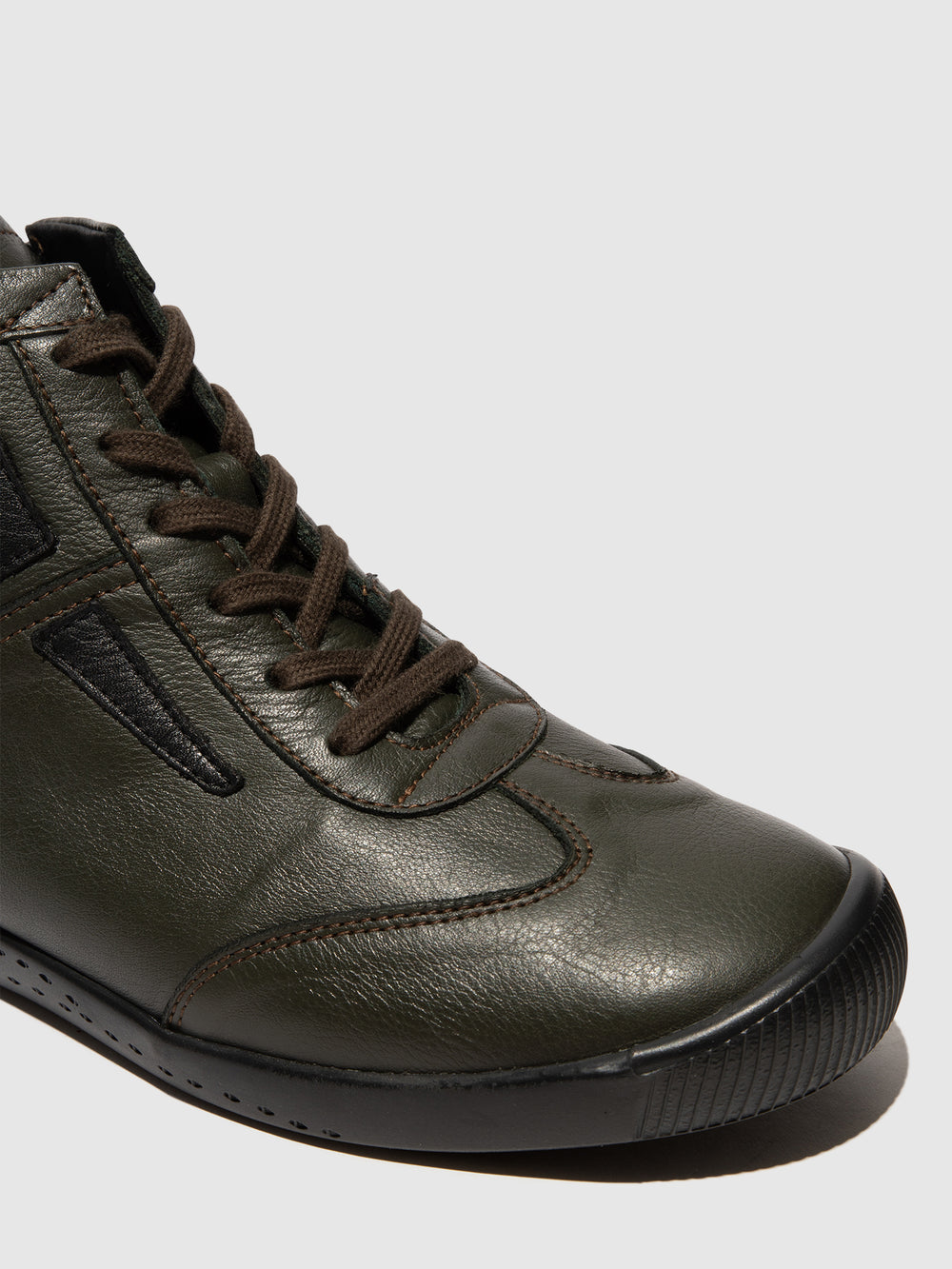 Lace-up Ankle Boots ILUX729SOF MILITARY/BLACK
