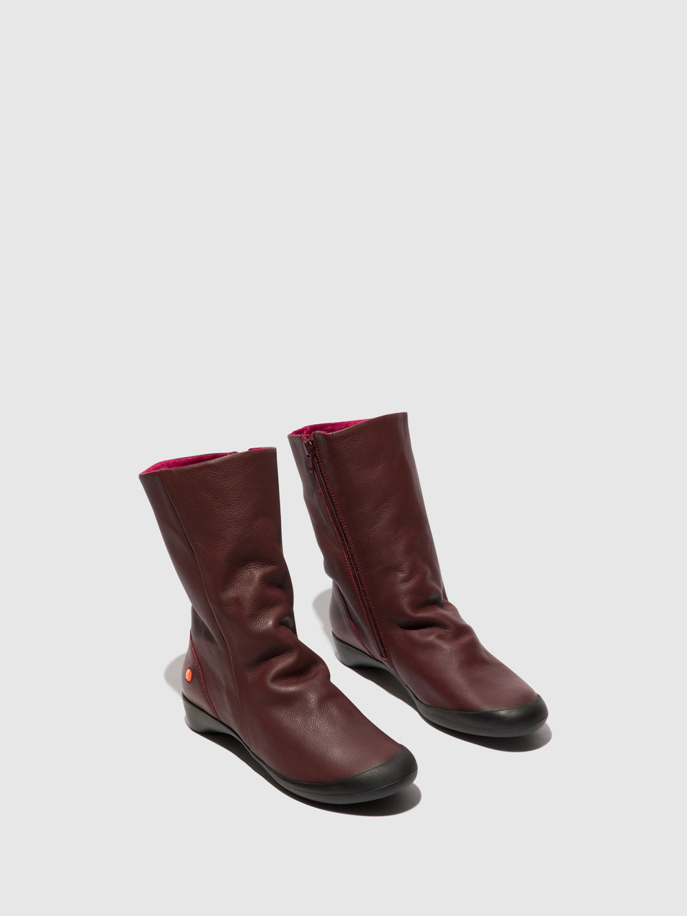 Zip Up Boots FOLEY733SOF DK. RED