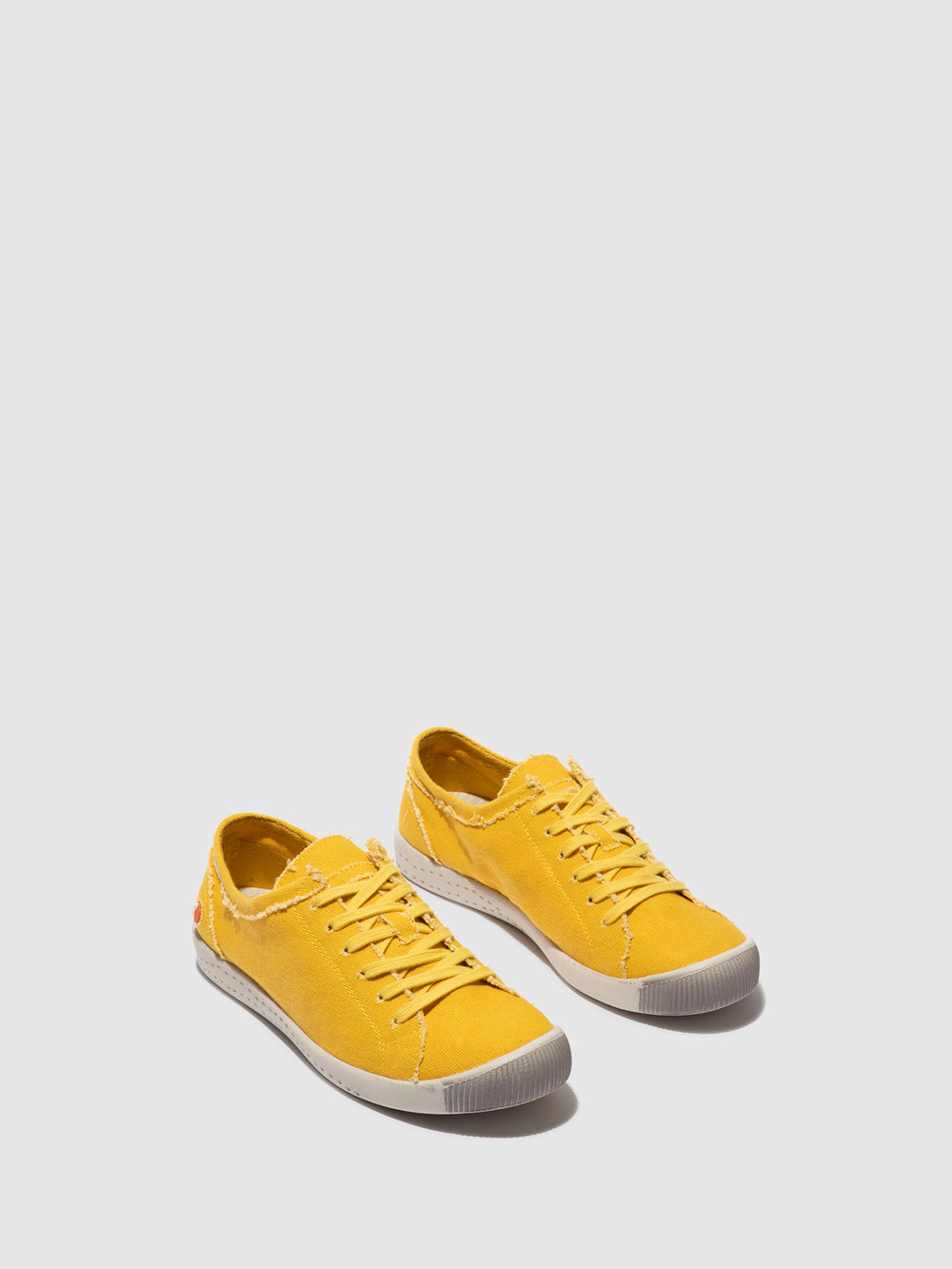 Lace-up Trainers ISLA154SOF RECYCLED COTTON YELLOW