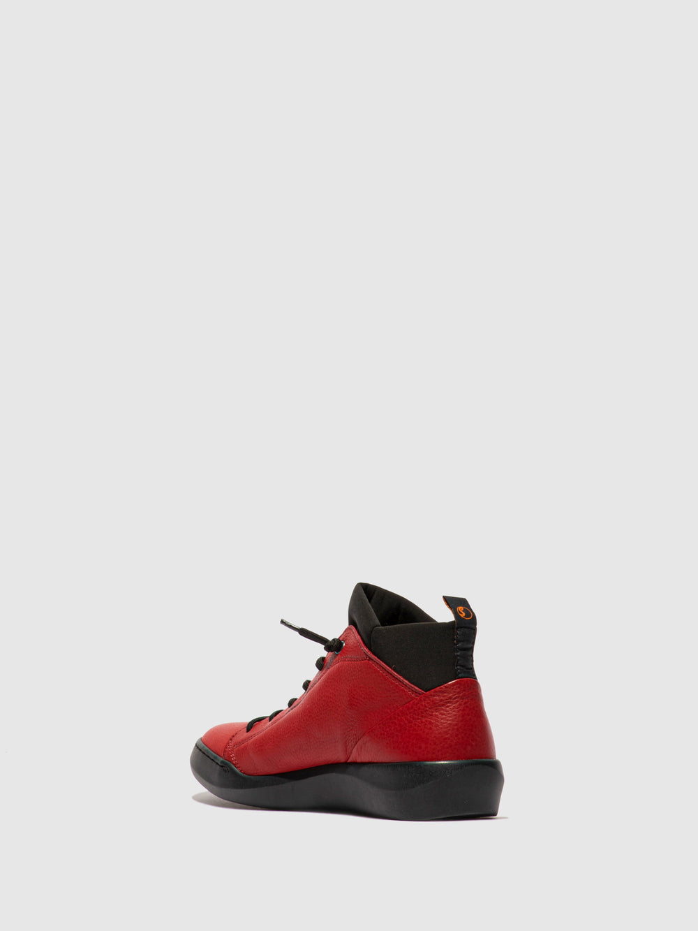 Lace-up Ankle Boots BIEL549SOF RED/BLACK NEOPRENE