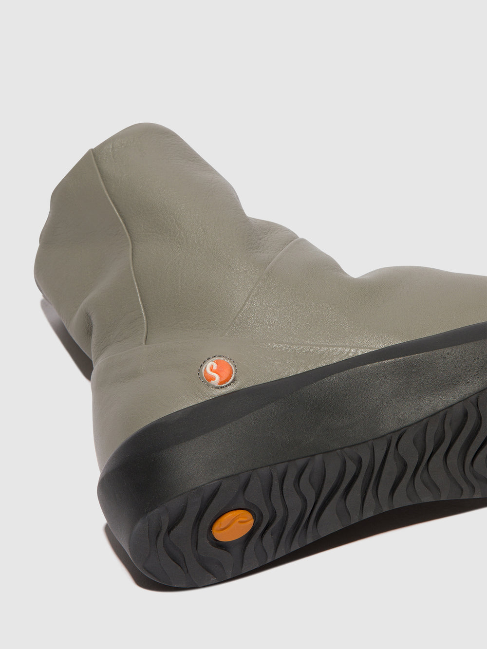 Zip Up Ankle Boots BLER550SOF Sage