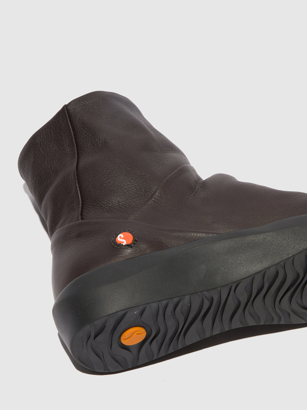 Zip Up Ankle Boots BLER550SOF Dark Oak