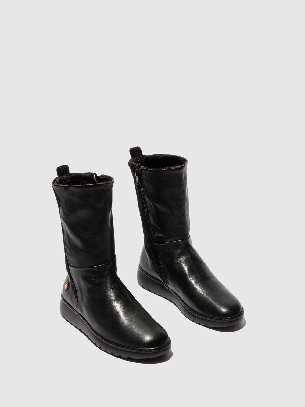 Zip Up Boots EZRA BLACK/BLACK