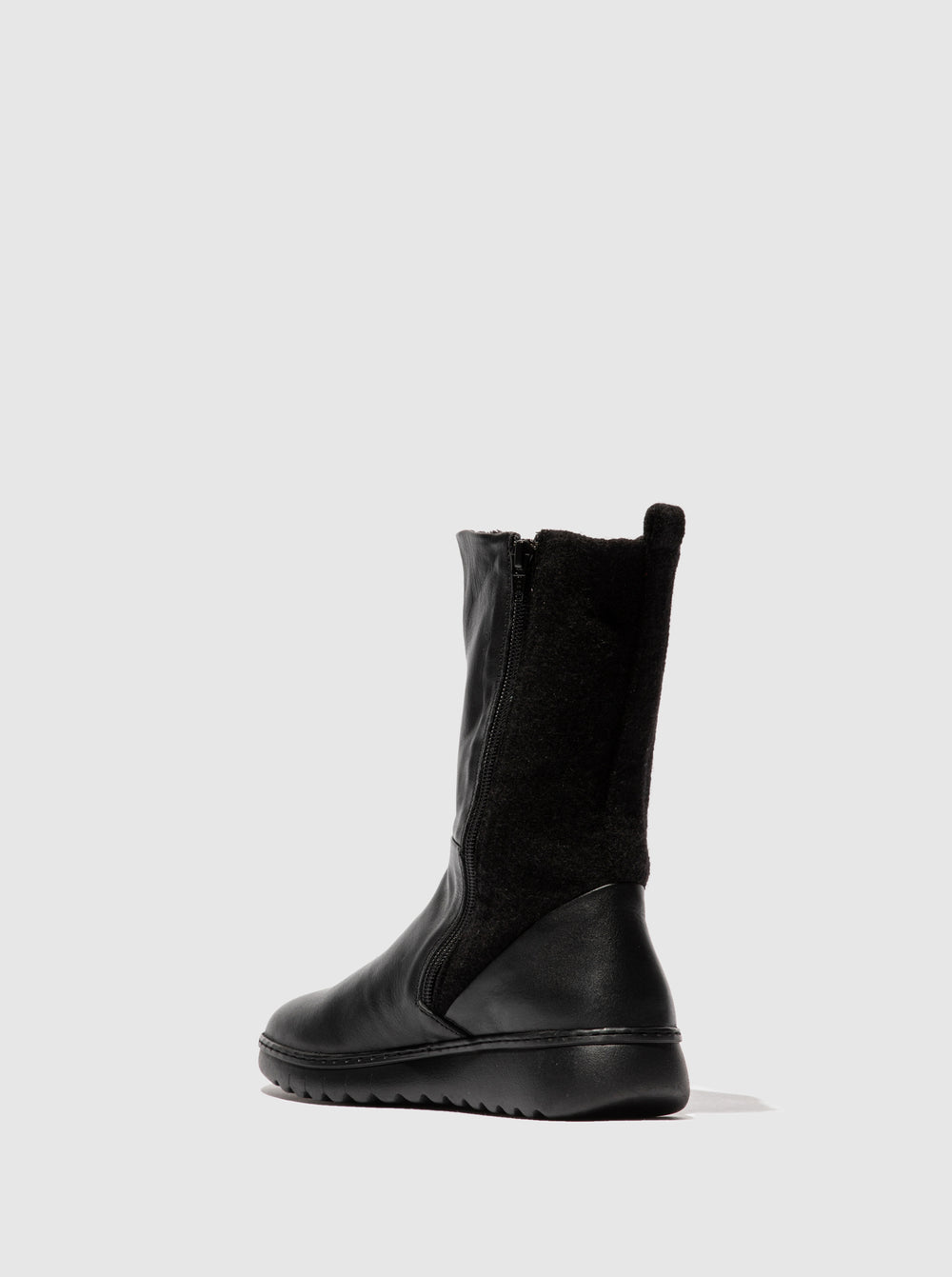 Zip Up Boots EZRA BLACK/BLACK