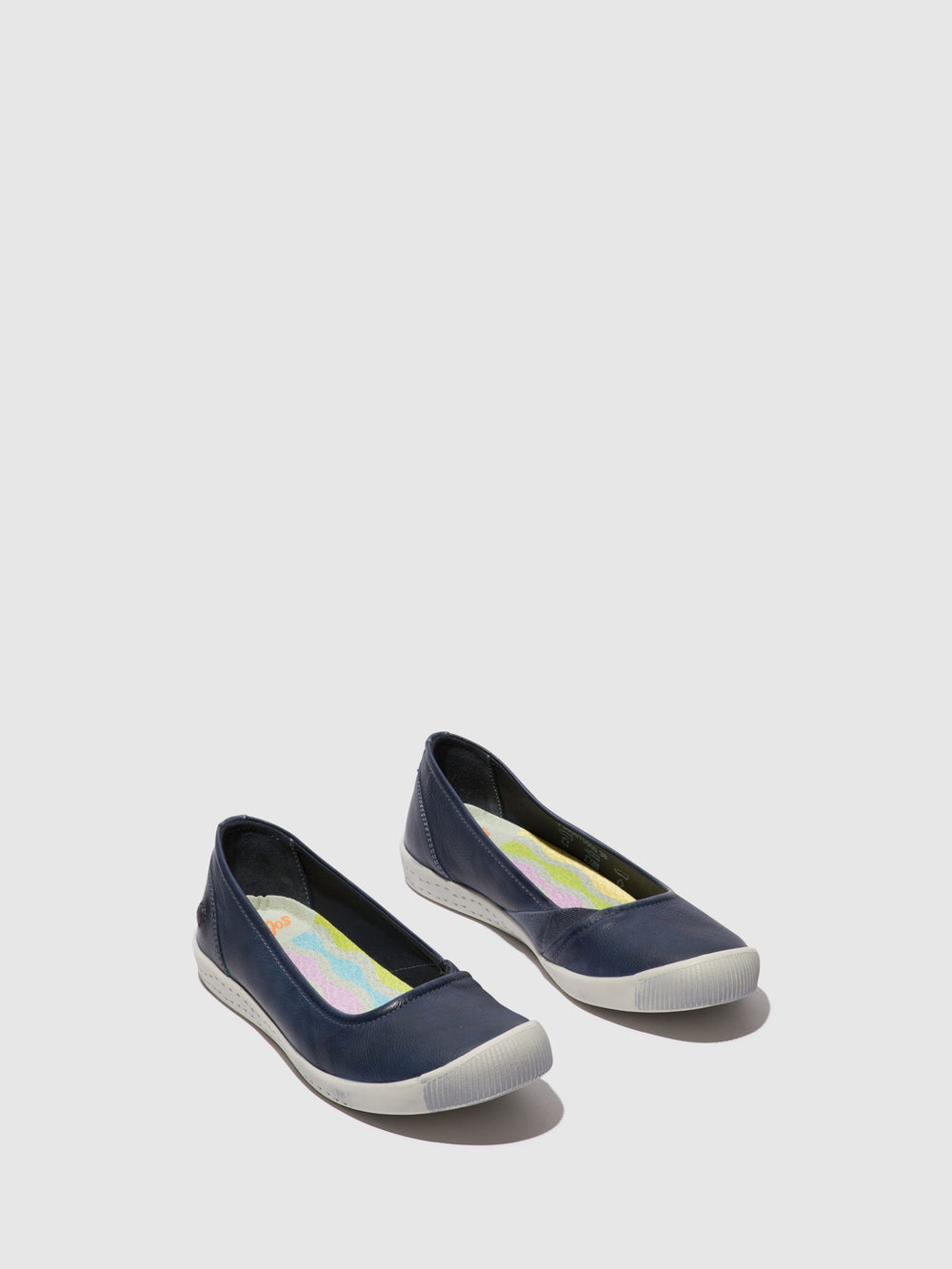 Elasticated Ballerinas ILSA676SOF NAVY