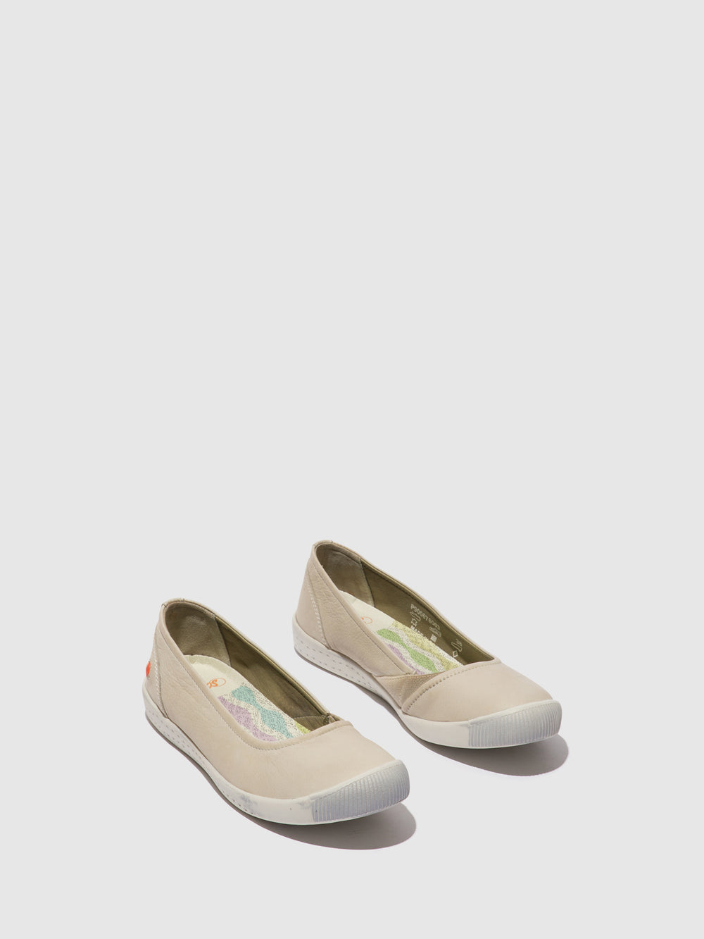 Elasticated Ballerinas ILSA676SOF LIGHT GREY