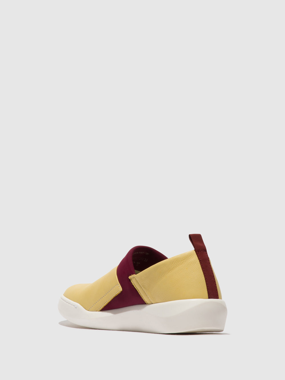 Slip-on Shoes BAJU709 LIGHT YELLOW/BORDEAUX