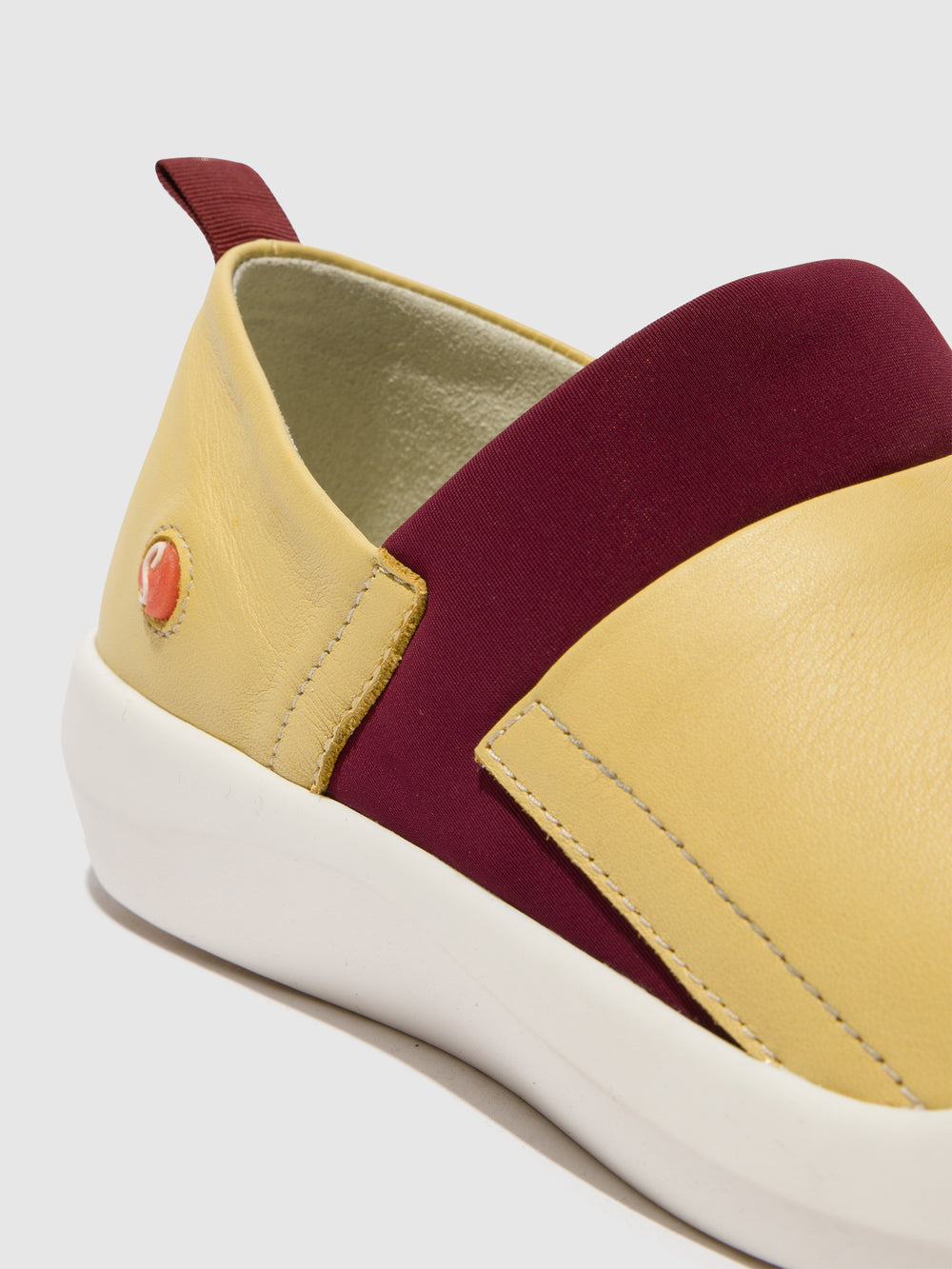 Slip-on Shoes BAJU709 LIGHT YELLOW/BORDEAUX