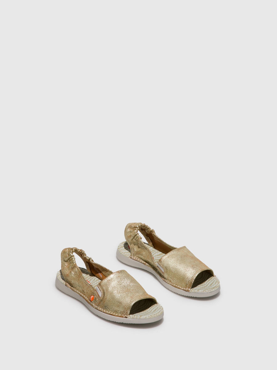 Sling Back Sandals TEE430SOF Gold Softinos