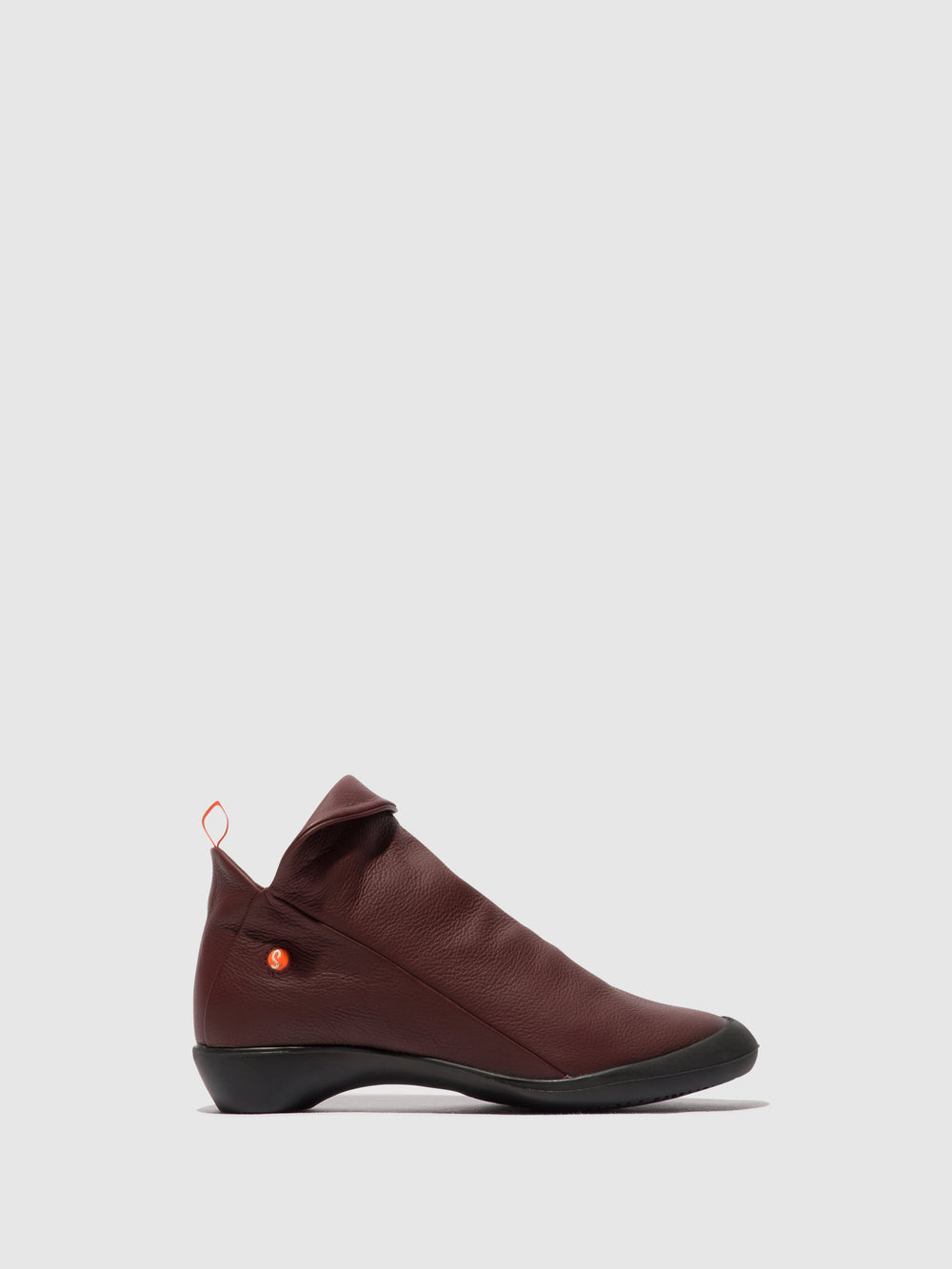 Zip Up Ankle Boots FARAH805SOF DK. RED