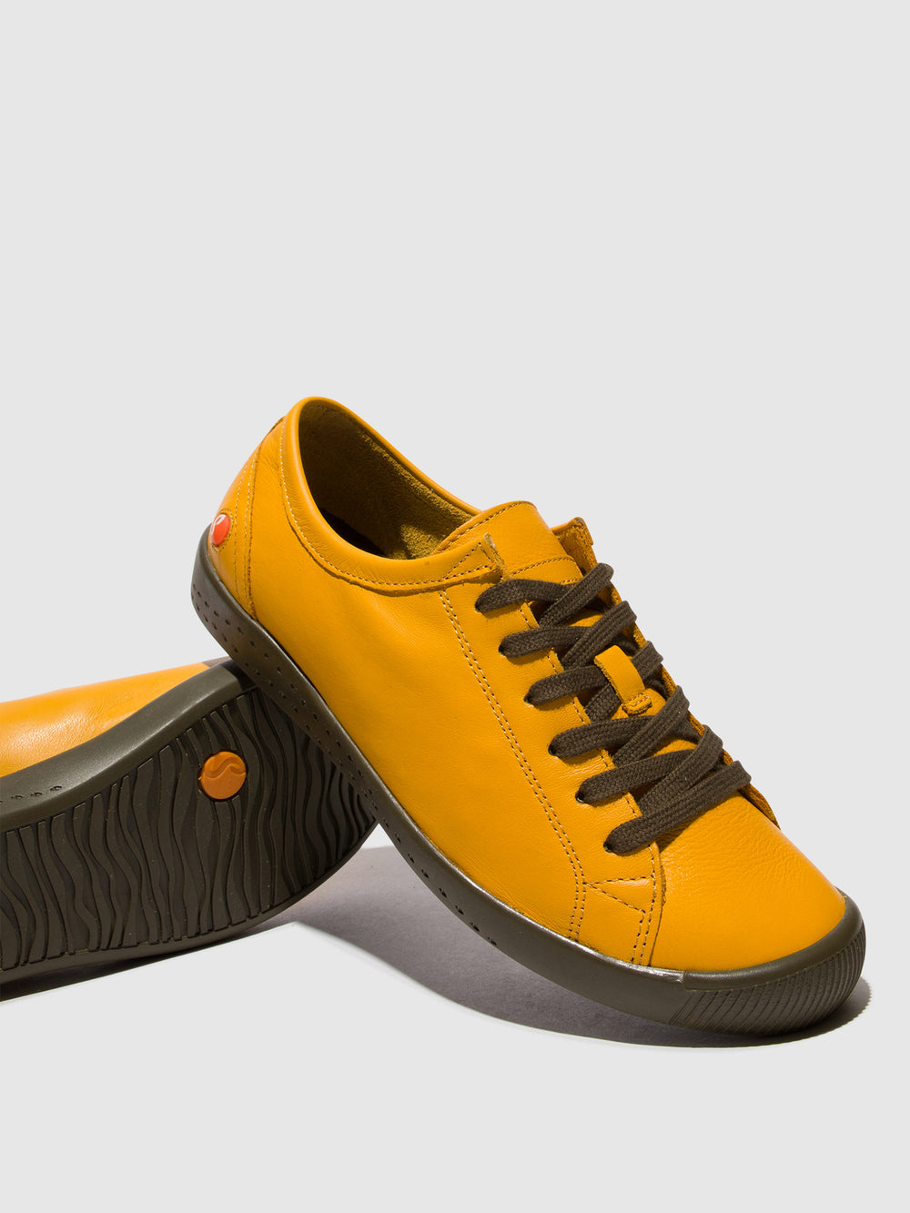 Lace-up Trainers ISLA154SOF MUSTARD