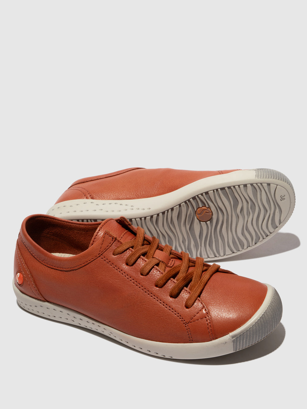 Lace-up Trainers ISLA154SOF BRICK BROWN