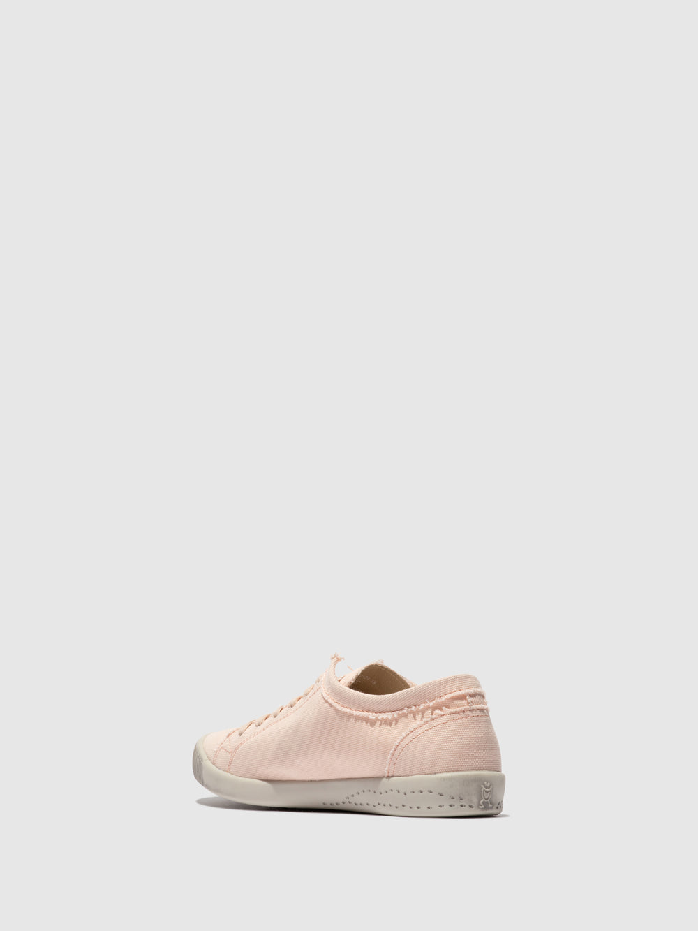 Lace-up Trainers ISLA154SOF RECYCLED COTTON NUDE PINK