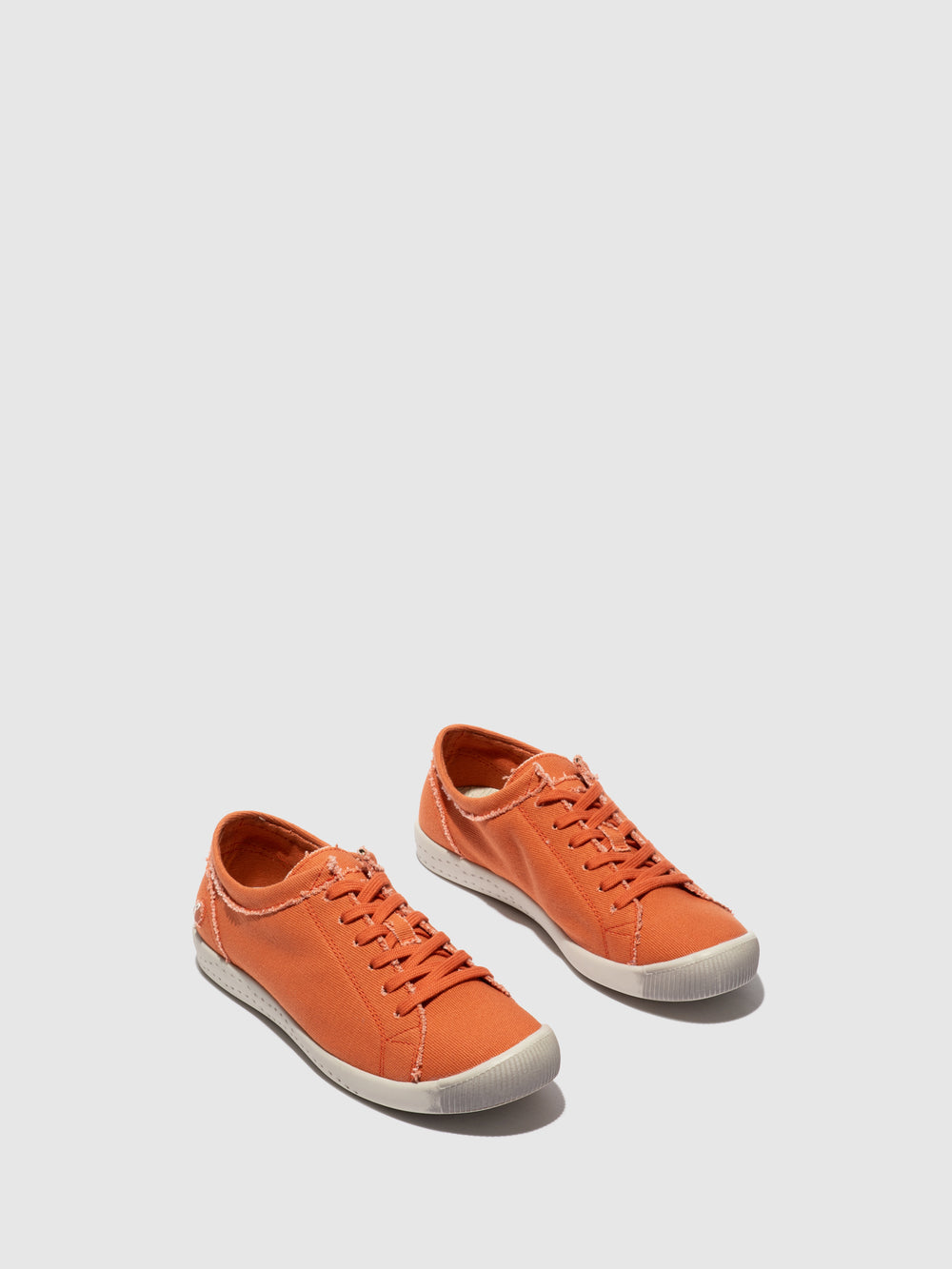 Lace-up Trainers ISLA154SOF RECYCLED COTTON ORANGE