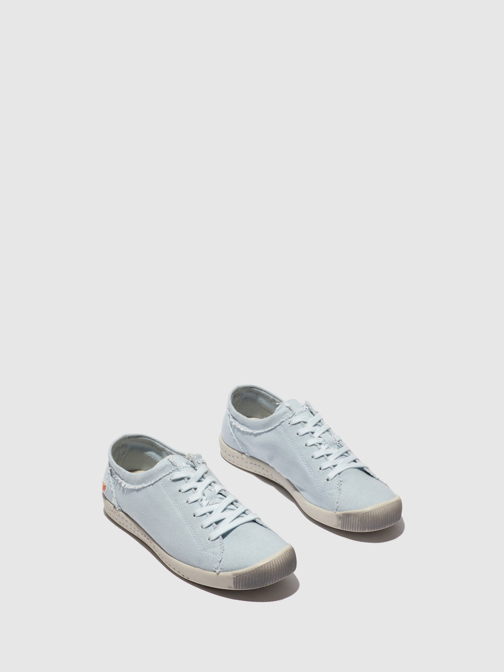 Lace-up Trainers ISLA154SOF RECYCLED COTTON LT. BLUE