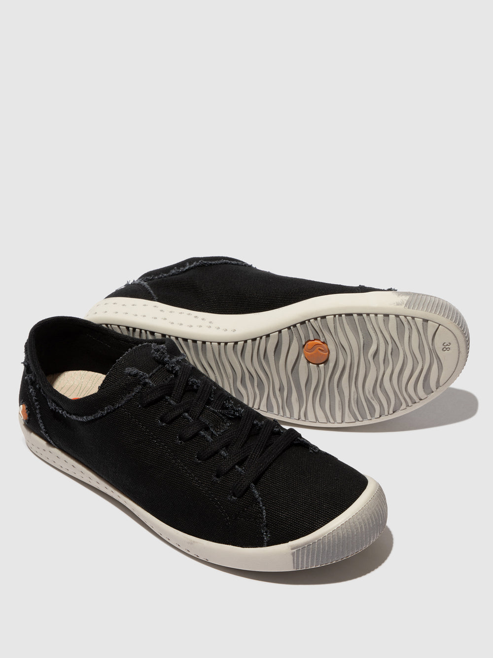 Lace-up Trainers ISLA154SOF RECYCLED COTTON BLACK