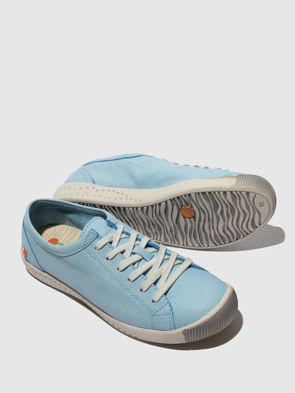 Lace-up Trainers ISLA154SOF SKY BLUE - Softinos