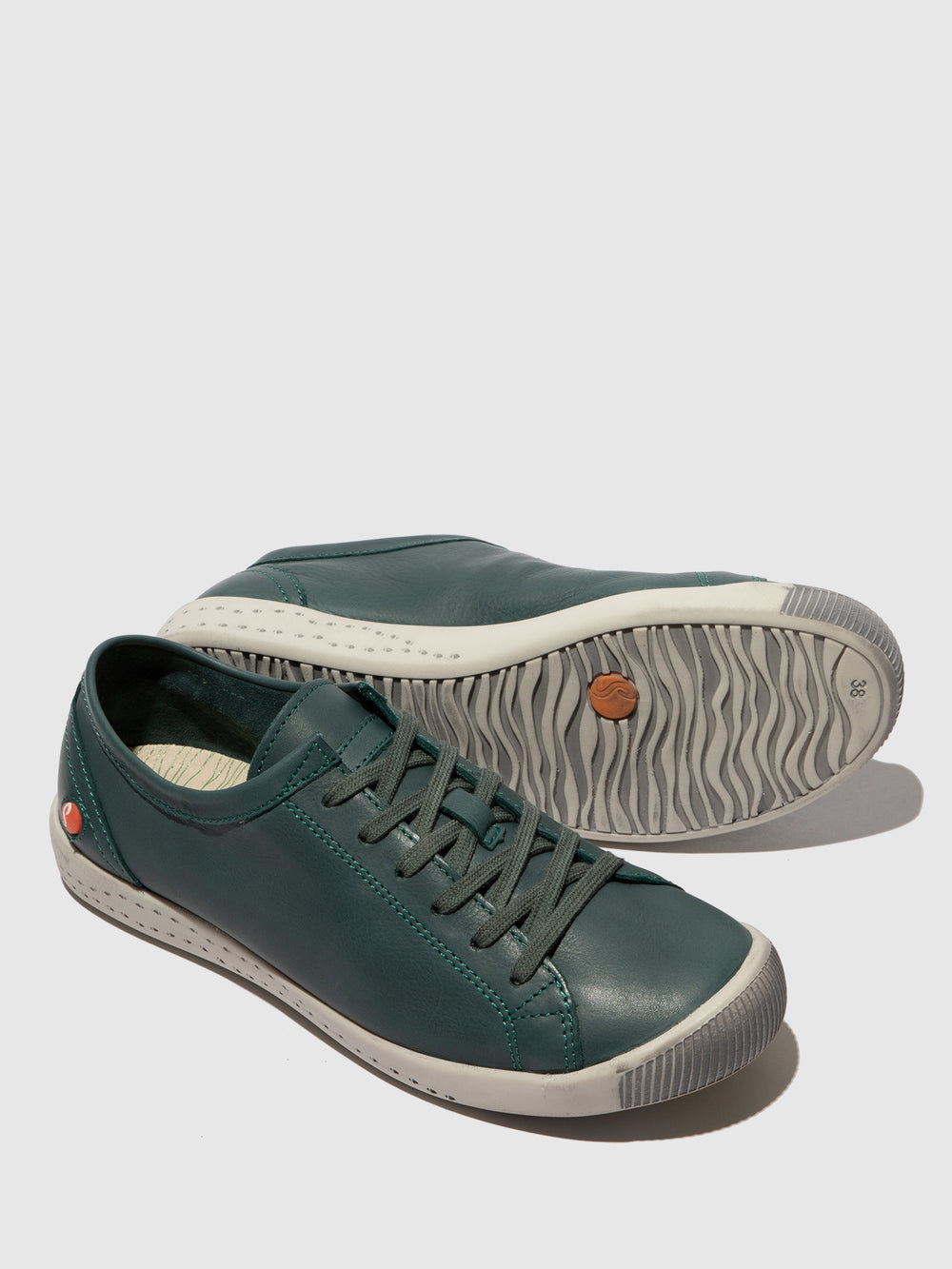 Lace-up Trainers ISLA154SOF PETROL - Softinos