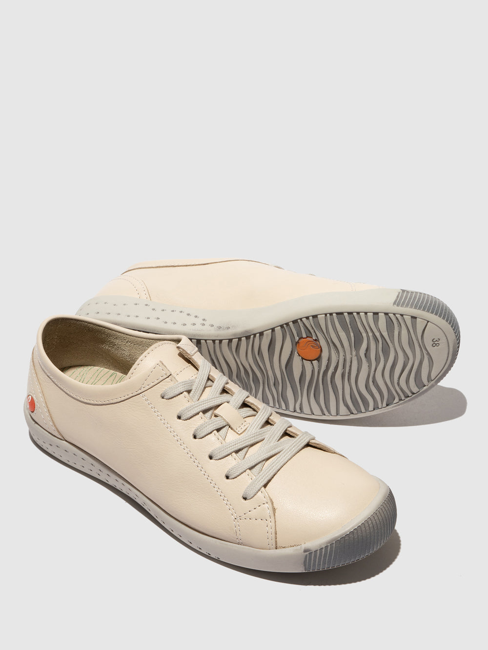 Lace-up Trainers ISLA154SOF CREAM - Softinos