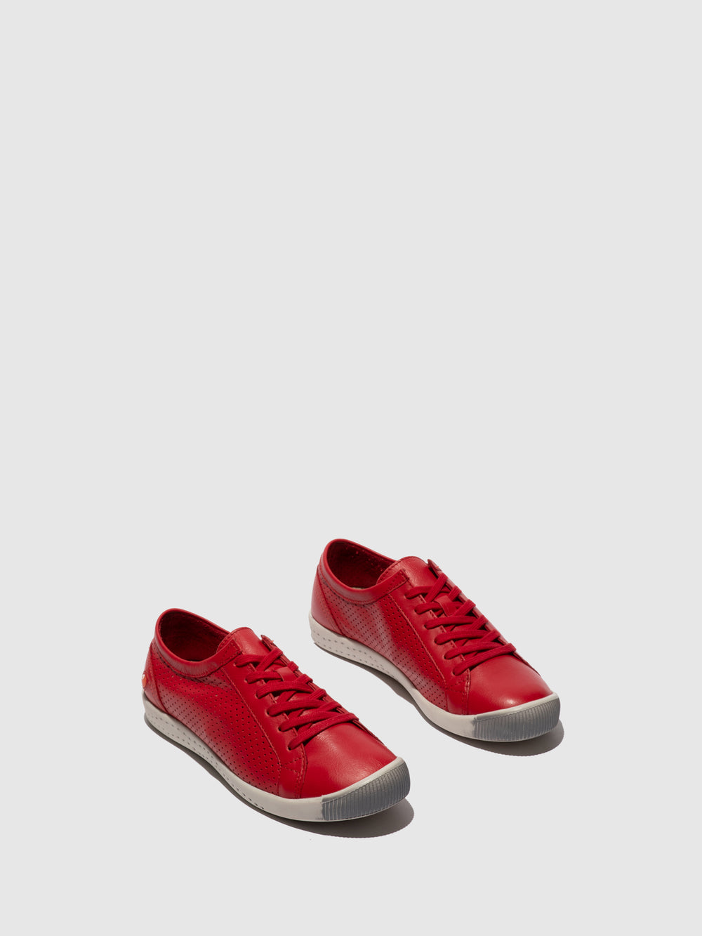 Lace-up Trainers ICA388SOF CHERRY RED - Softinos