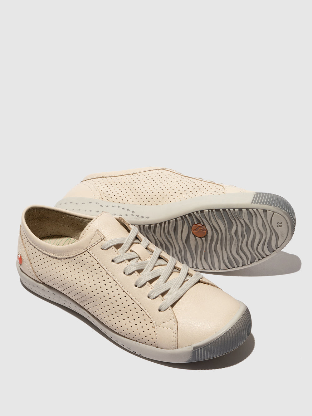 Lace-up Trainers ICA388SOF CREAM - Softinos