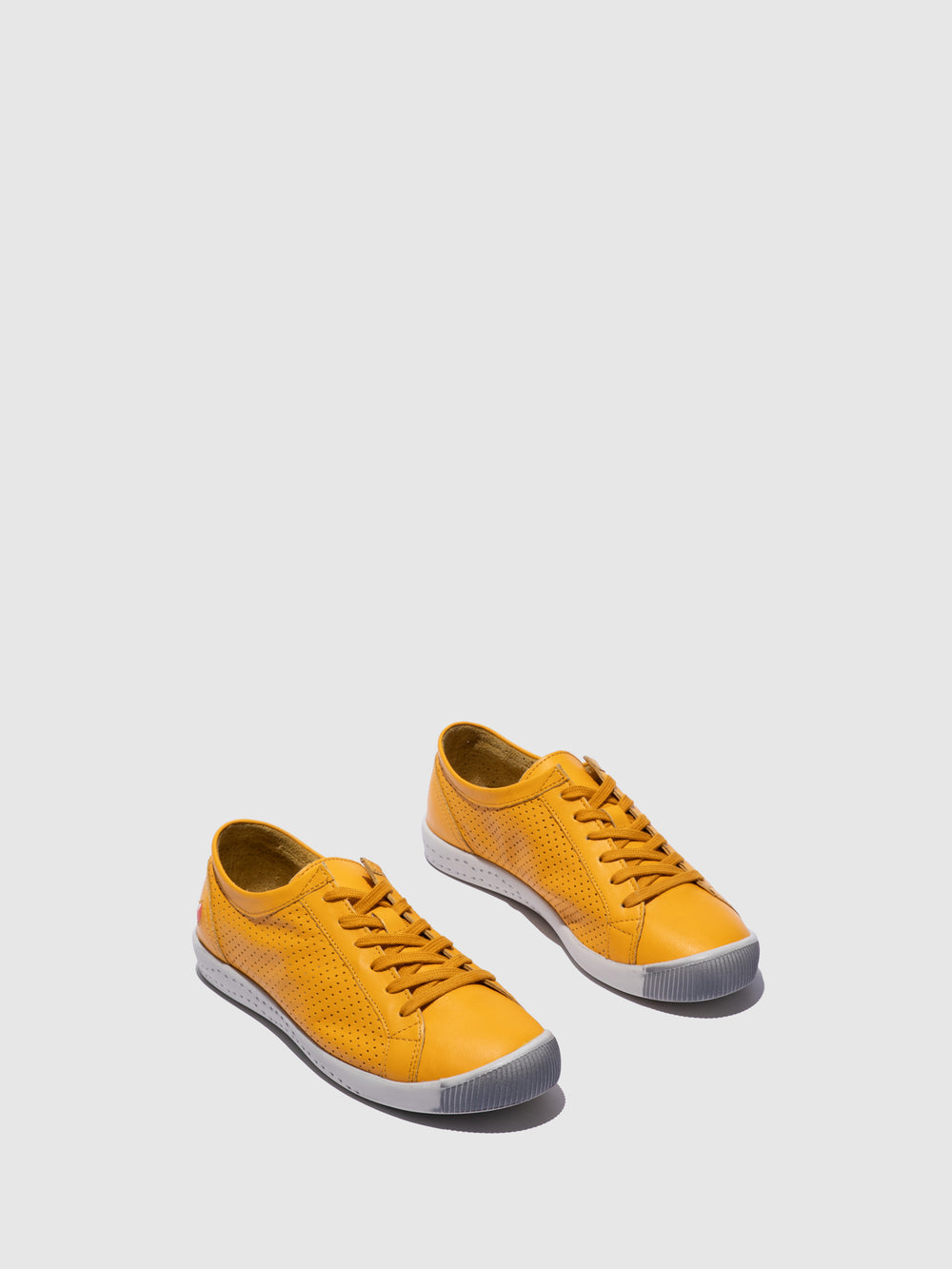 Lace-up Trainers ICA388SOF MUSTARD - Softinos