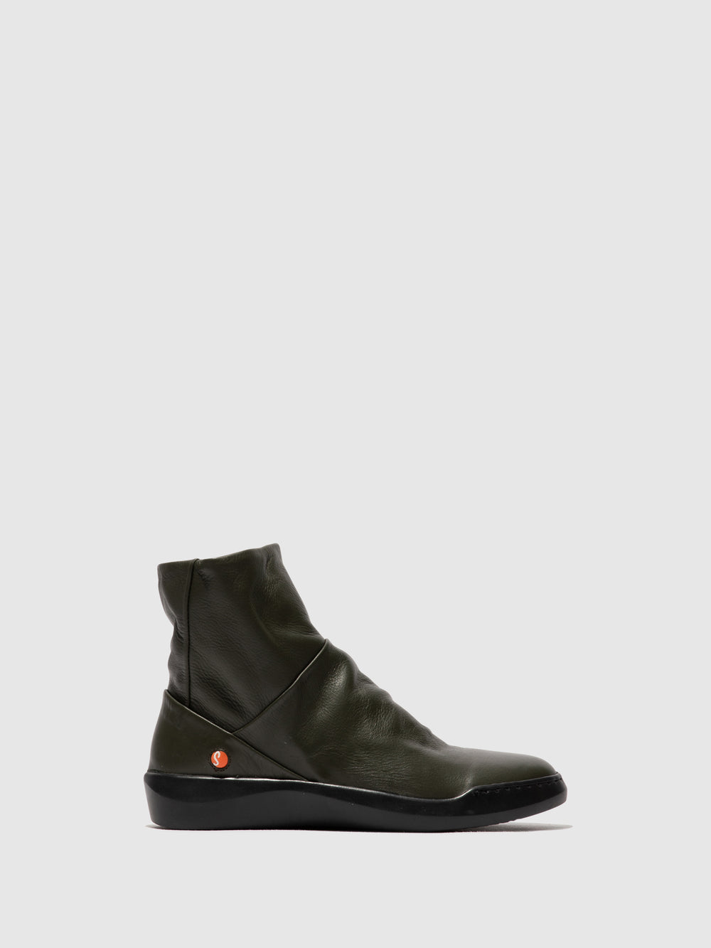 Zip Up Ankle Boots BLER550SOF MILITARY