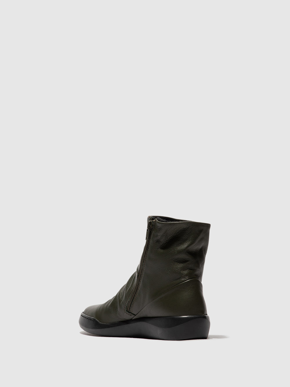 Zip Up Ankle Boots BLER550SOF MILITARY