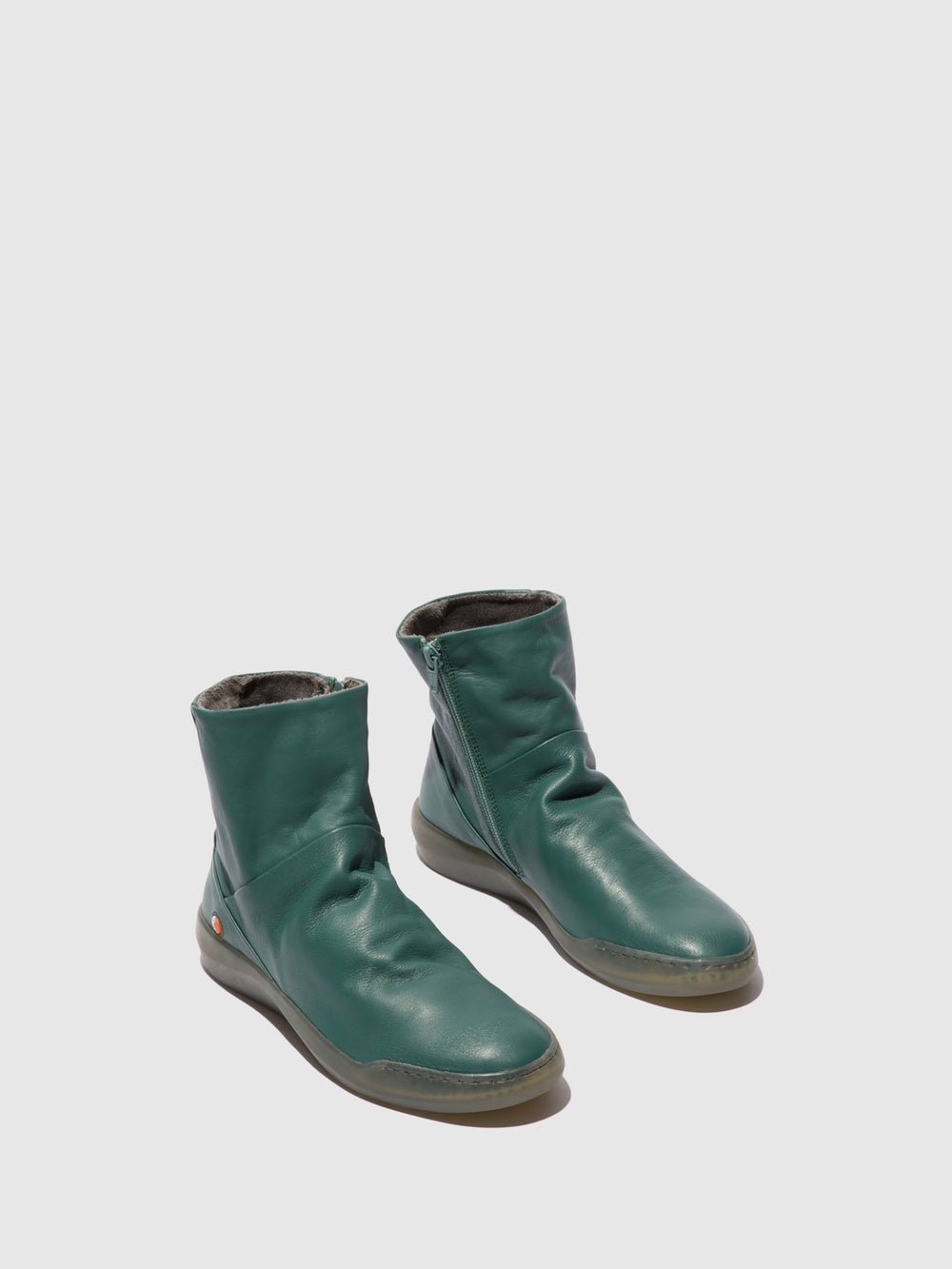 Zip Up Ankle Boots BLER550SOF TEAL