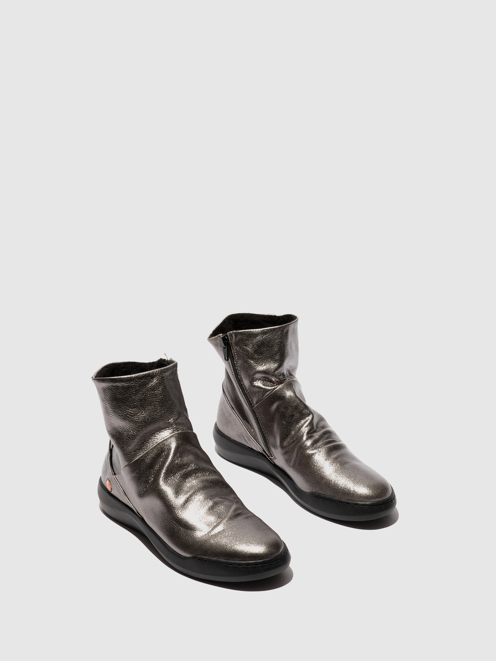 Zip Up Ankle Boots BLER550SOF GRAPHITE