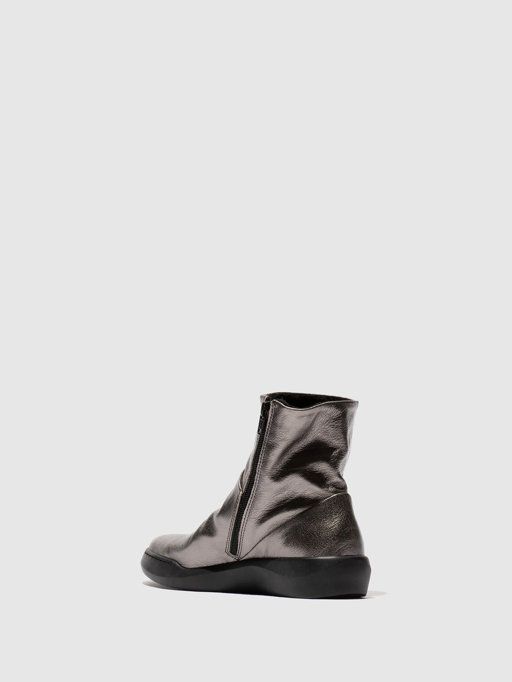 Zip Up Ankle Boots BLER550SOF GRAPHITE