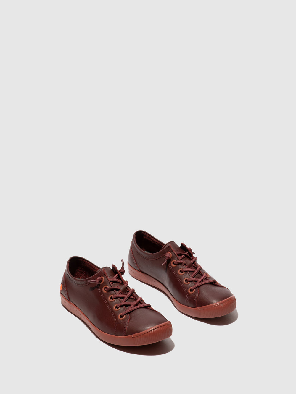 Lace-up Trainers ISLAII557SOF DK. RED W/Brick Sole