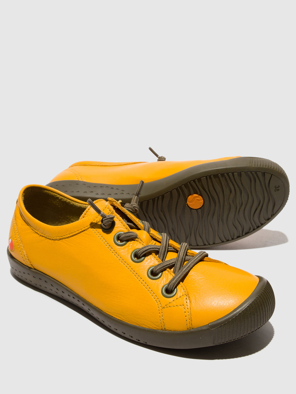 Lace-up Trainers ISLAII557SOF MUSTARD