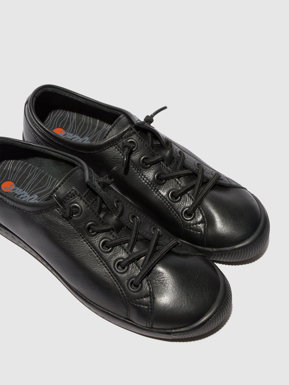 Lace-up Trainers ISLAII557SOF BLACK W/ BLACK SOLE