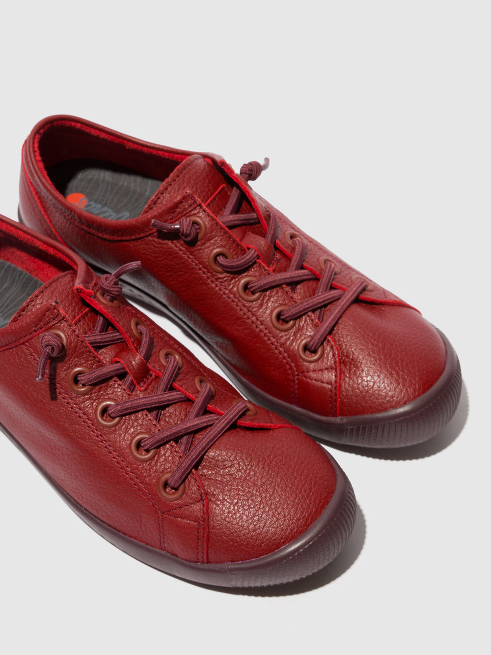 Lace-up Trainers ISLAII557SOF RED W/ DK.RED SOLE