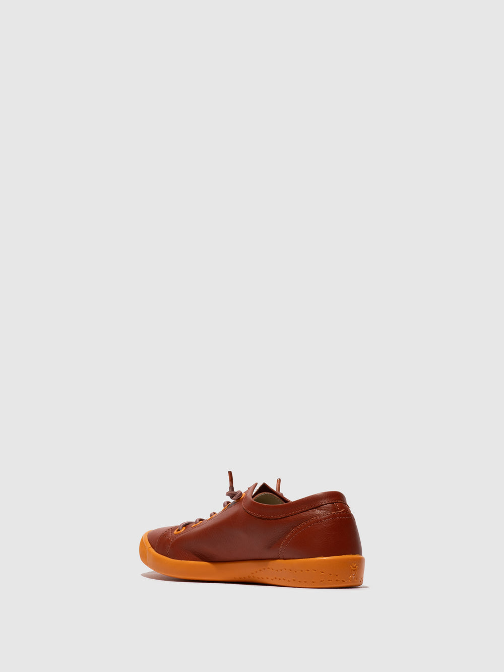 Lace-up Trainers ISLAII557SOF BRICK BROWN W/ORANGE SOLE