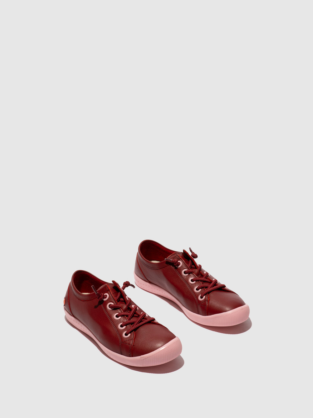 Lace-up Trainers ISLAII557SOF RED W/PINK SOLE