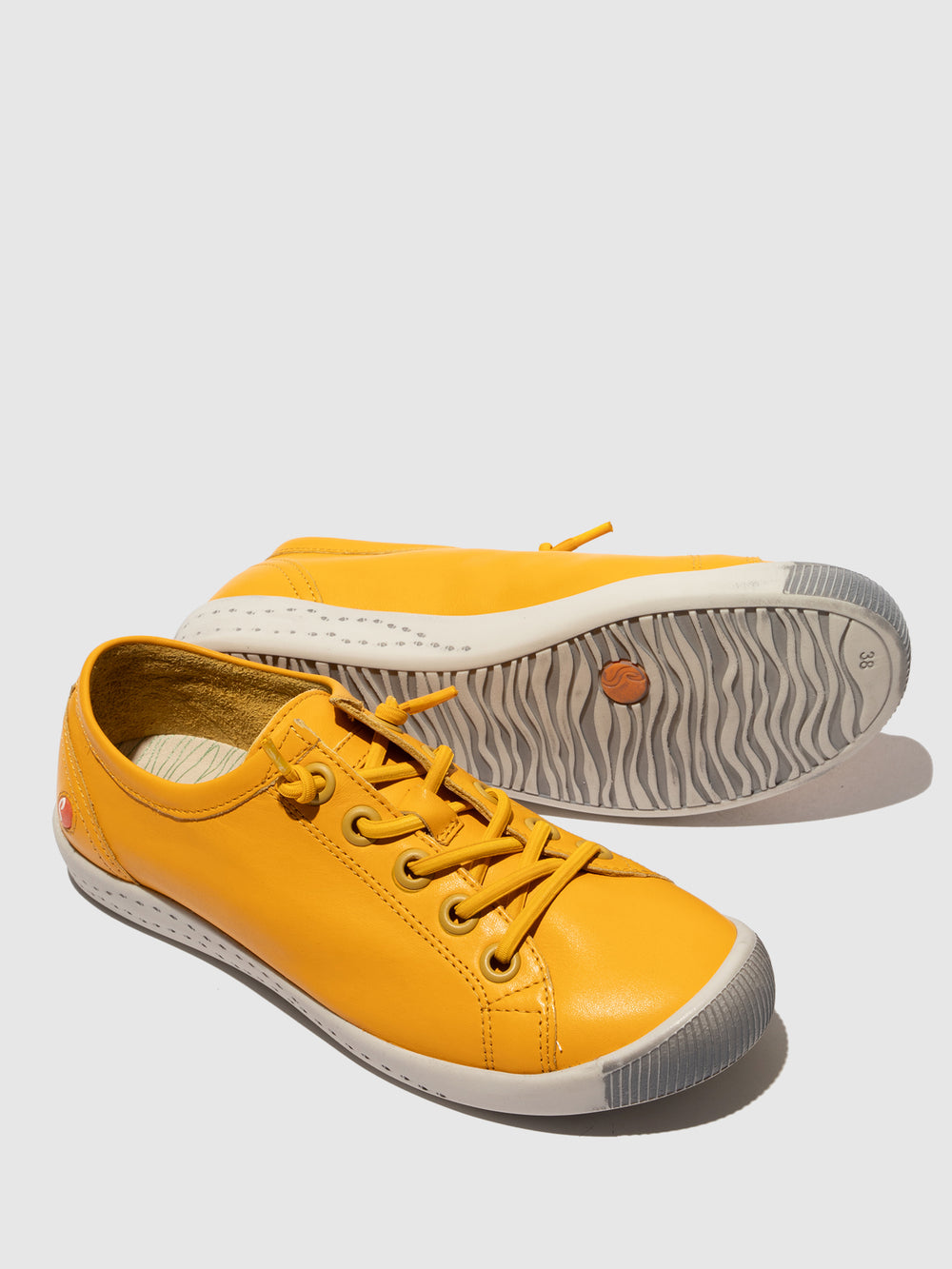 Lace-up Trainers ISLAII557SOF MUSTARD - Softinos