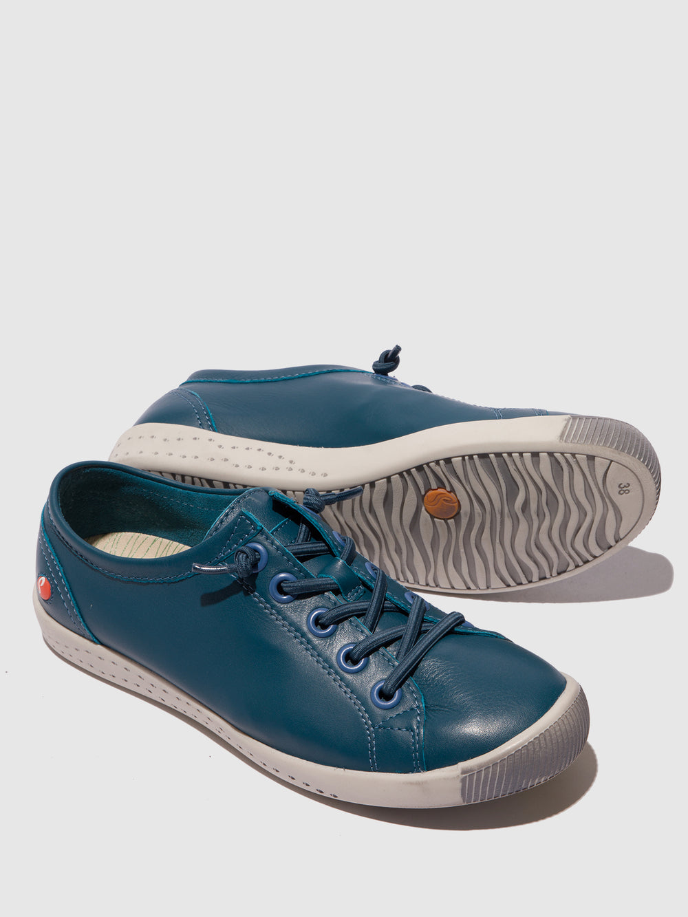 Lace-up Trainers ISLAII557SOF BLUE DENIM - Softinos